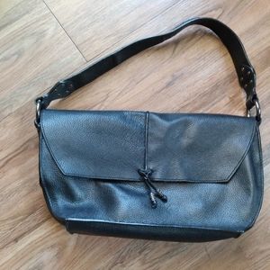 Via Spiga Black leather shoulder bag